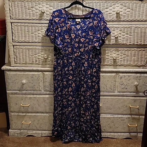 Knox Rose blue berry floral dress
